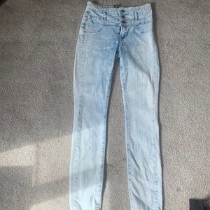 Refuge High Waisted Acid Wash Jeans